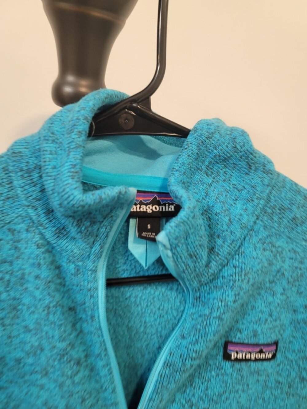 Patagonia Better Sweater Womens Small Teal Blue Full Zip Fleece Jacket - Picture 3 of 7